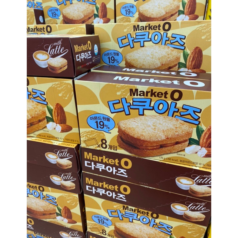 🇰🇷韓國代購🇰🇷 Market O Orion 好麗友 達克瓦茲杏仁夾心餅乾 達克瓦茲 蛋糕 夾心蛋糕