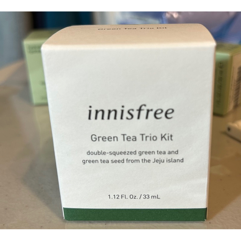 Innisfree 悅詩風吟 綠茶籽保濕 體驗組 綠茶籽 Green Tea Trio Kit 調理液 保濕精華 保濕霜