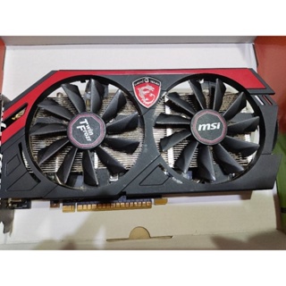 二手顯卡 GTX 750Ti 雙風扇MSI紅龍卡(可議）