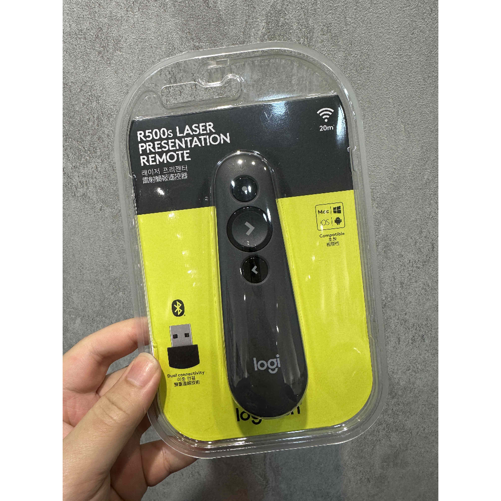 羅技Logitech900 R500s Laser 雷射簡報遙控器 遙控筆 全新未拆 只要 900 !!!