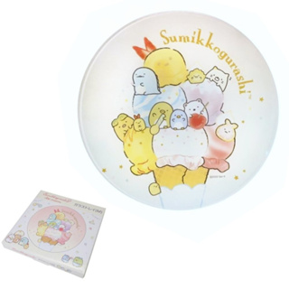 asdfkitty*日本san-x角落生物冰淇淋玻璃淺圓盤-20公分-點心盤/水果盤-日本正版商品