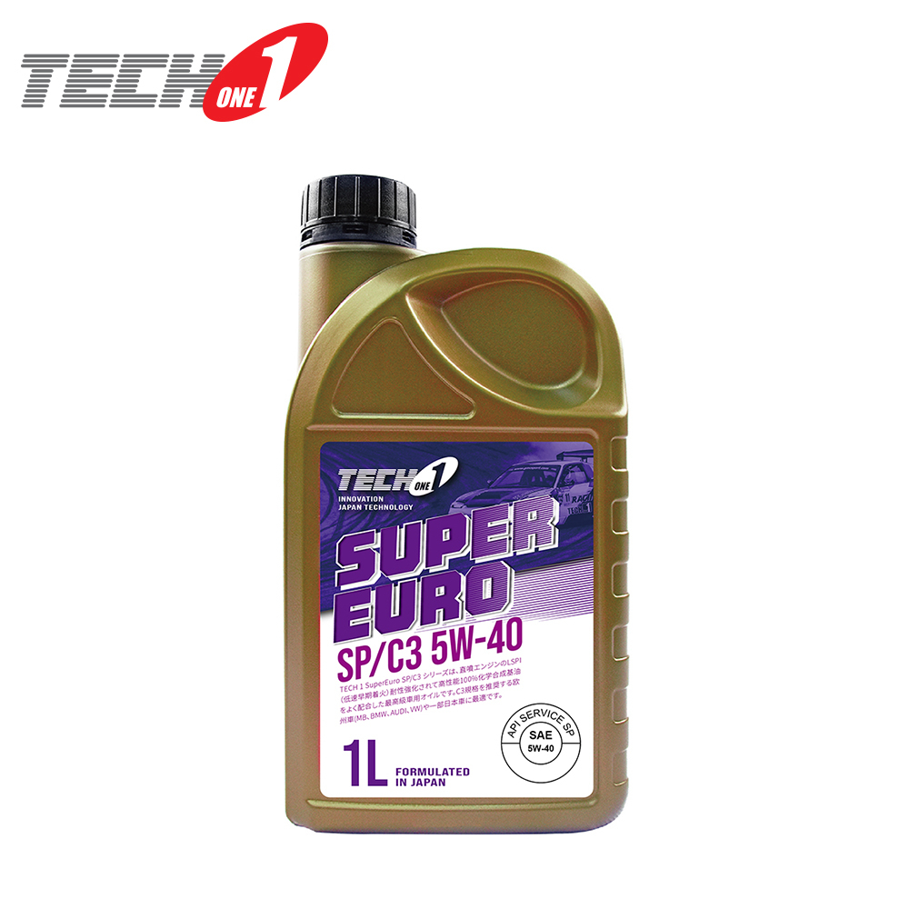 【TECH1】Super Euro SP/C3 5W-40 長效型全合成機油 1L
