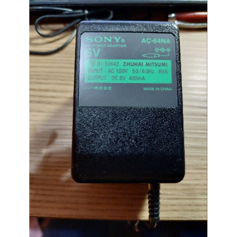 Sony AC-MZ60 100-240V 50/60Hz 6V 800mA - Ac adapter