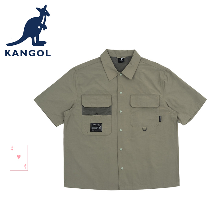 【紅心包包館】KANGOL 英國袋鼠 工裝 襯衫 上衣 63251470 中性