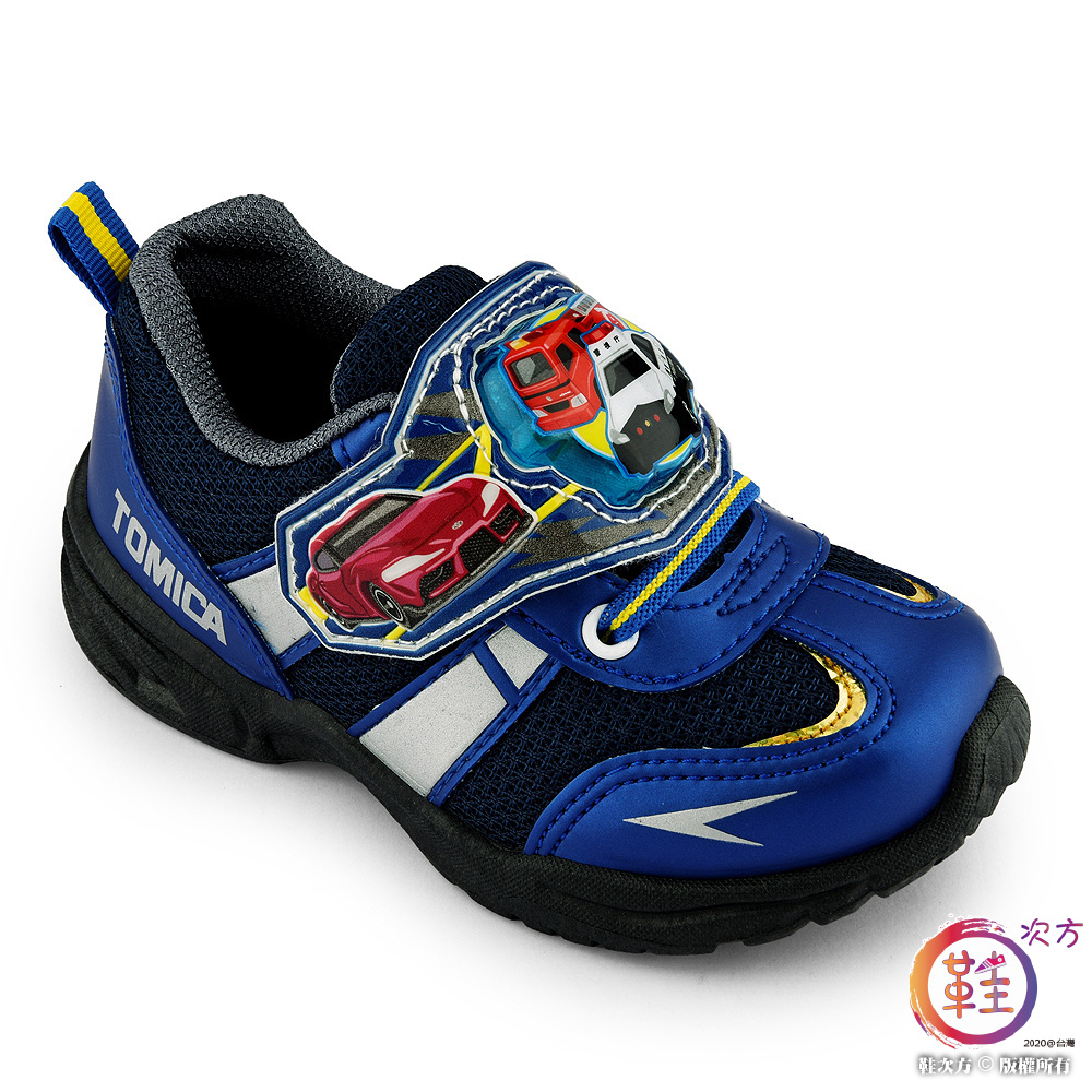 鞋次方 中大童 LED電燈運動鞋 Tomica多美汽車 TM7793-藍