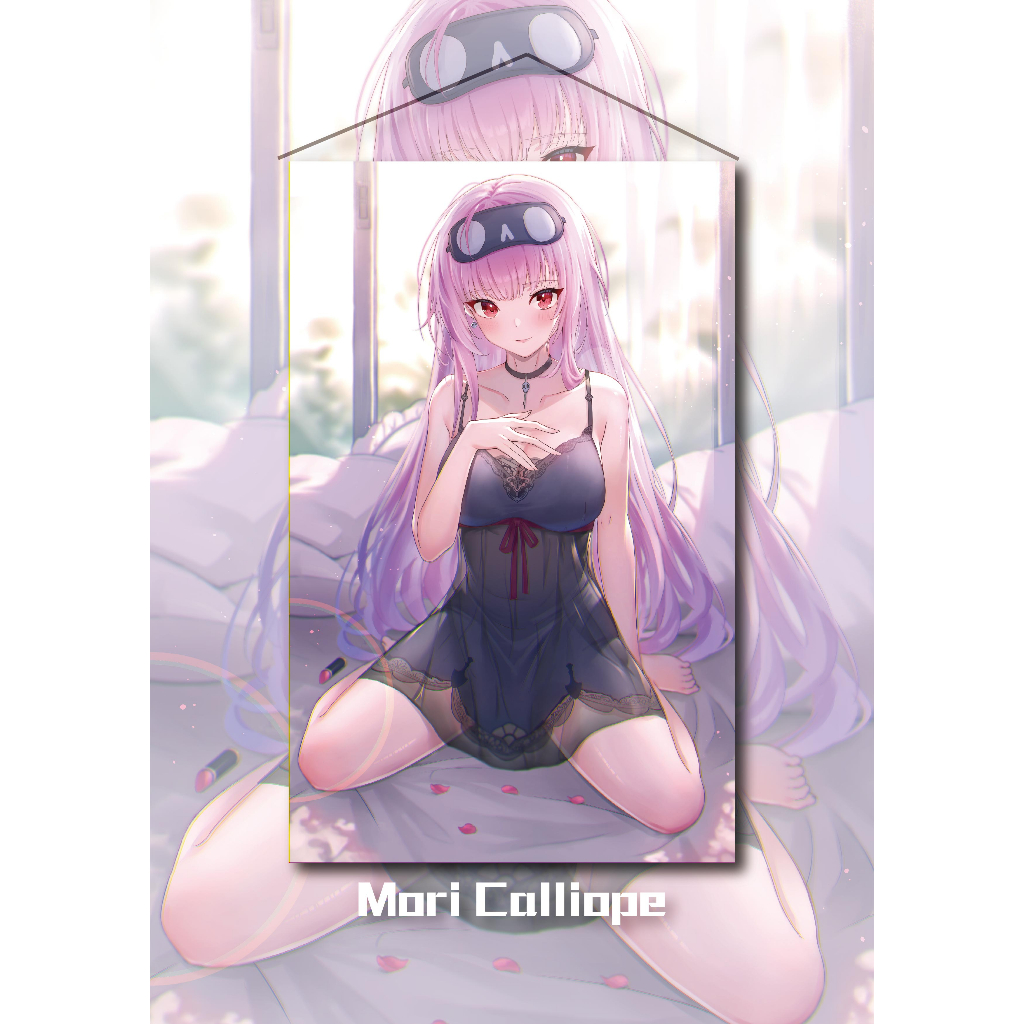 hololive Mori Calliope 森カリオペ 森美聲 睡衣死神  vtuber 掛軸