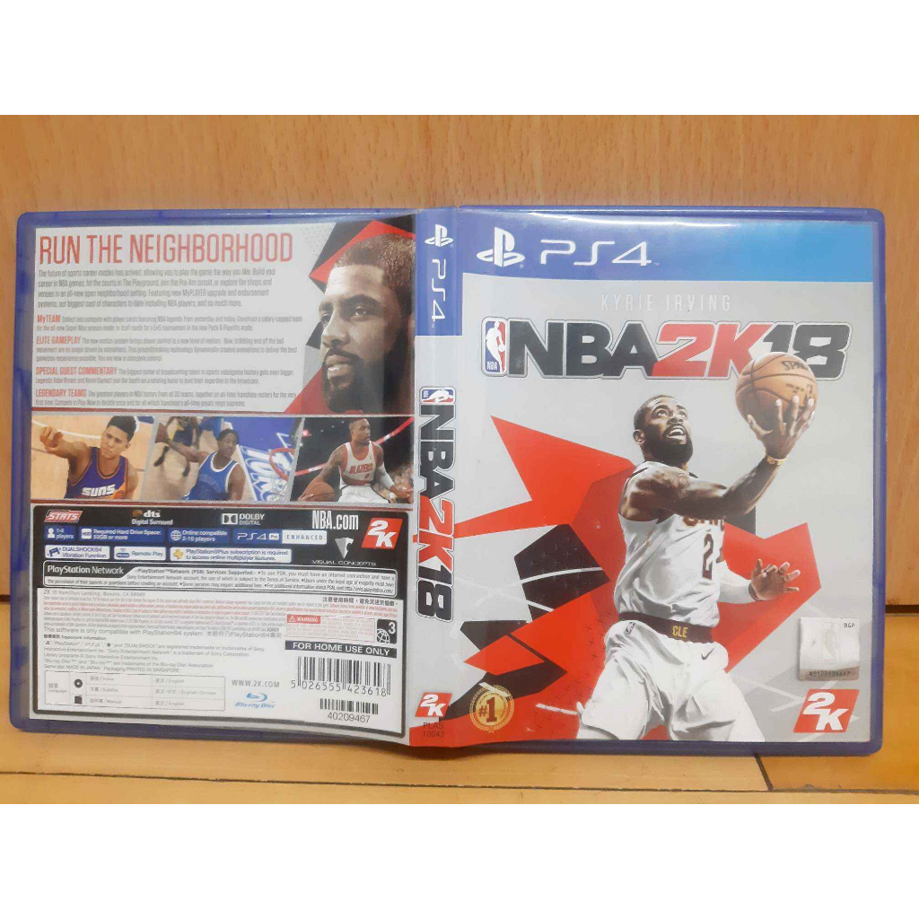 PS4 NBA 2K18 美國職業 籃球 中英文合版 遊戲片