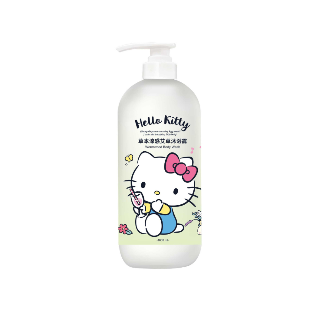 【HELLO KITTY】Hello Kitty艾草涼感沐浴乳-單瓶