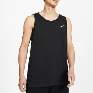 S.G NIKE DRI FIT AR6070-010 黑 小LOGO 基本款 透氣 排汗 運動 背心