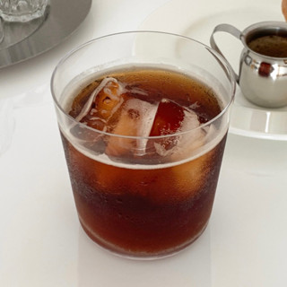 現貨 韓國代購 西班牙製家庭咖啡廳透明玻璃杯 咖啡杯 冰美式咖啡杯 水杯 果汁杯 耐熱玻璃