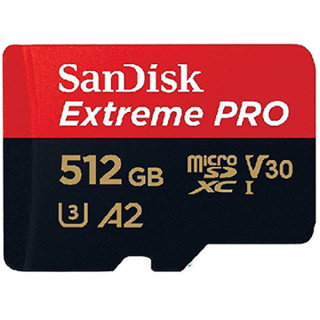 SanDisk Extreme PRO microSDXC UHS-I V30 A2 512GB 記憶卡 空拍機
