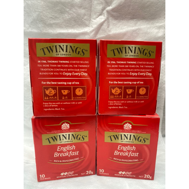 Twinings唐寧茶 英式早餐茶 茶包 盒裝 送禮 紅茶