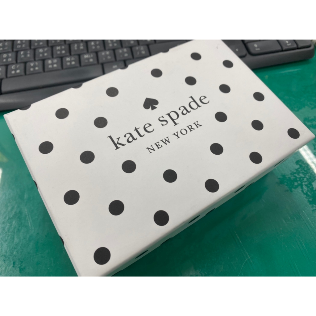 Kate Spade 點點卡夾/錢包鑰匙圈禮盒全新含盒適合生日禮物紀念日禮物