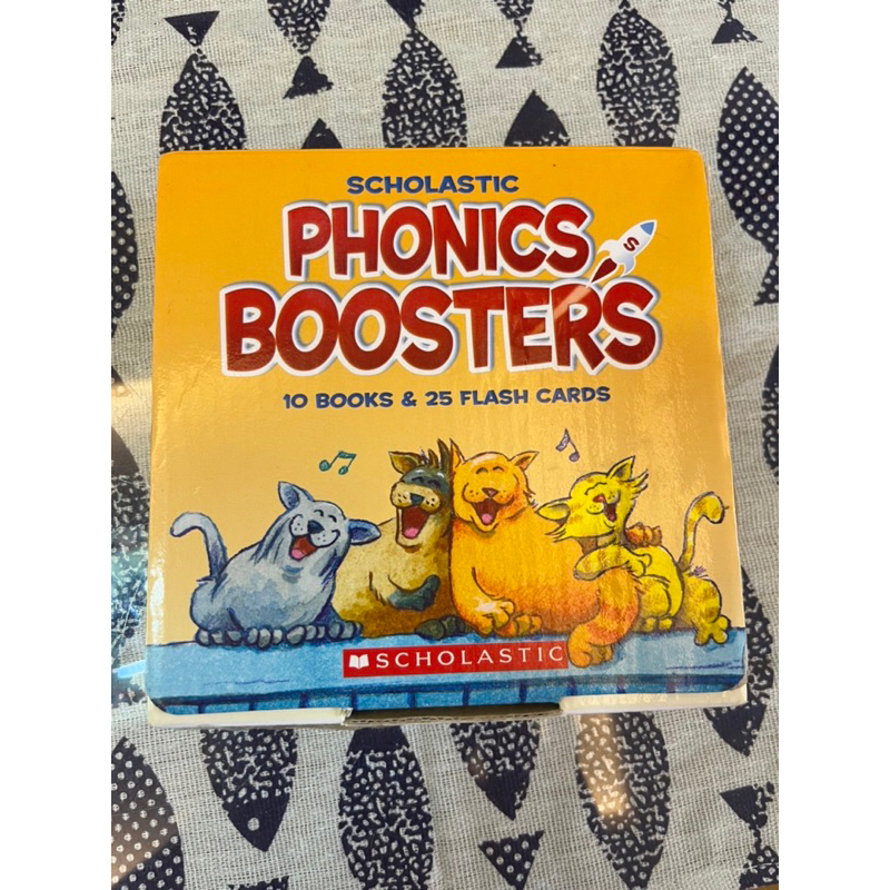 Scholastic Phonics Boosters-(10書+CD)自然拼音 英文套書