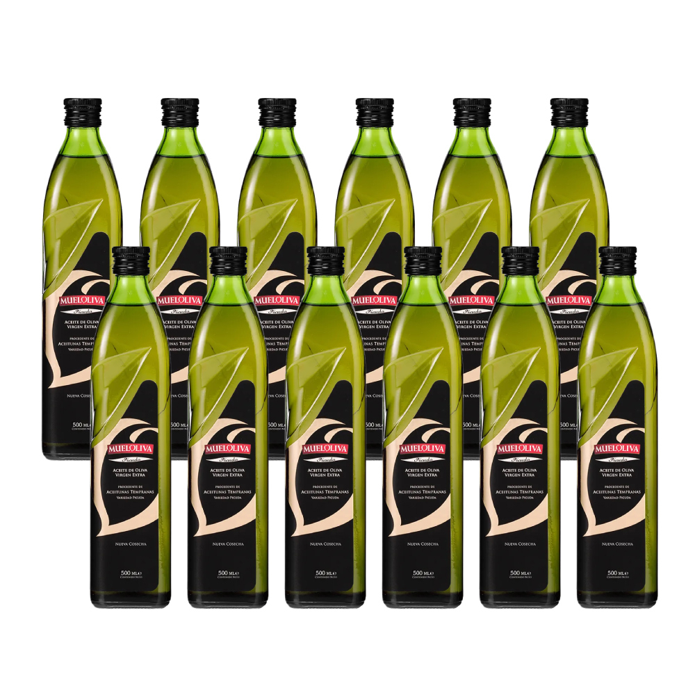 《慕雅利華》琵卡答特級初榨冷壓橄欖油500mlX12瓶 免運  MUELOLIVA 西班牙原裝進口