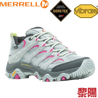 Merrell 美國 MOAB 3 GORE-TEX 經典戶外低筒健行鞋 女 淺灰 33ML037202