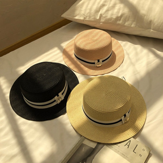 [台灣出貨] 草帽 紳士帽 紳士草帽 質感 遮陽帽 沙灘帽