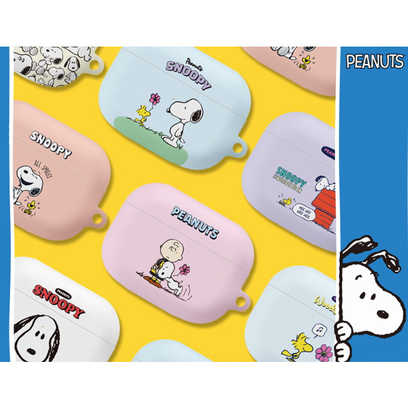 史努比 snoopy 正韓 查理布朗 糊塗塔克 蘋果耳機 AirPods Pro2 3代 防摔殼 保護套 粉嫩淡彩 硬殼