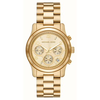 【MICHAEL KORS】時尚玫瑰金三眼女錶 MK7323 38mm 現代鐘錶