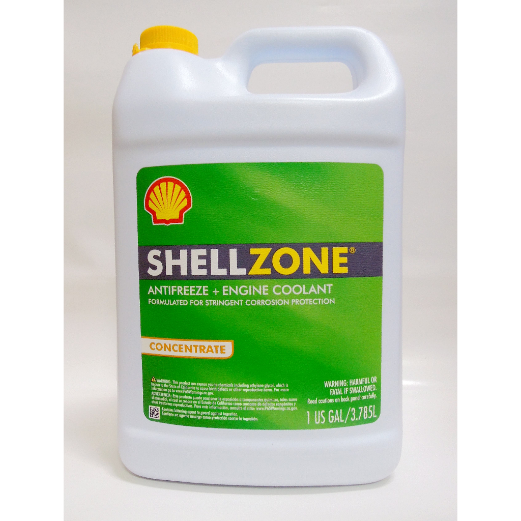 《全》美國 殼牌 SHELL ZONE 100% 水箱精 水箱冷卻液 COOLANT 1加侖裝