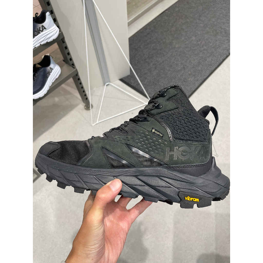 HOKA  Anacapa Mid GTX 健行鞋 登山鞋 黑 男鞋 HO1122018BBLC