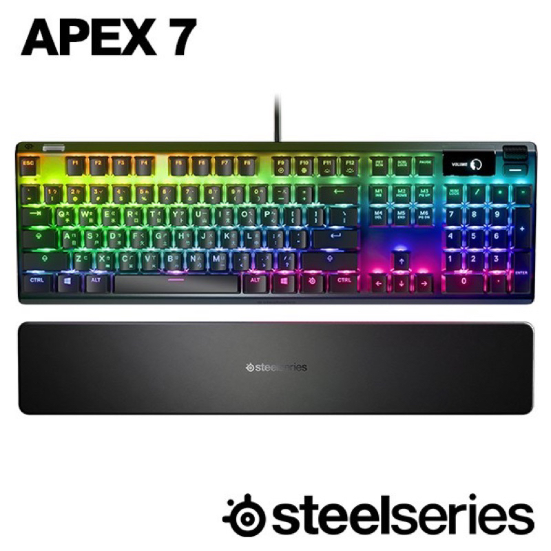 Steelseries 賽睿 APEX 7 電競鍵盤 【青軸/中刻】九成新