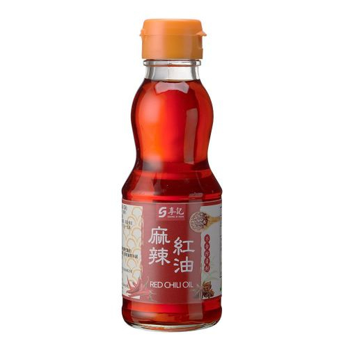 享記SIANG JI ASIA全素麻辣紅油185ML - 獨家辣椒配方、四川料理必備、家常調味，適合辣味愛好者。