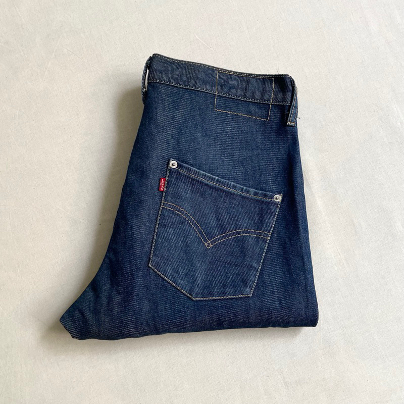 美國經典 Levi’s engineered Jeans 003 3D立體剪裁 純棉原色丹寧 卯釘口袋 牛仔褲 可養褲