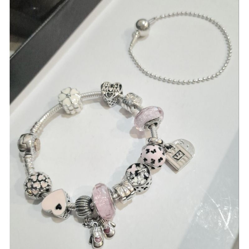 Pandora 潘朵拉 整串手鍊 手環 串飾 母親節 情人 生日 禮物 時尚