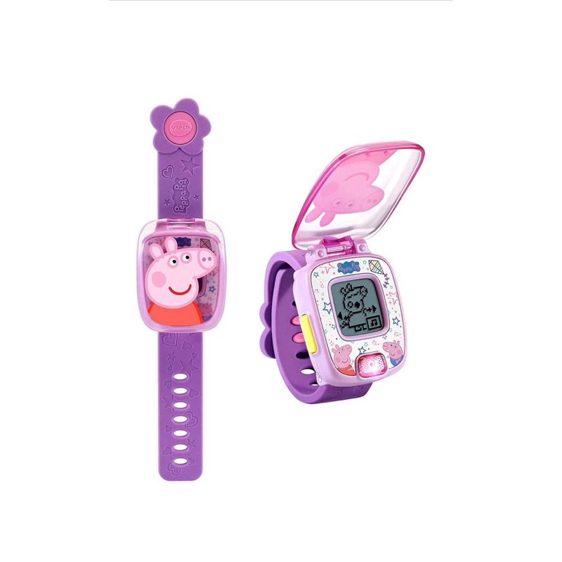 《預購》🇬🇧 英國Vtech Peppa Pig佩佩豬兒童學習手錶（紫色）