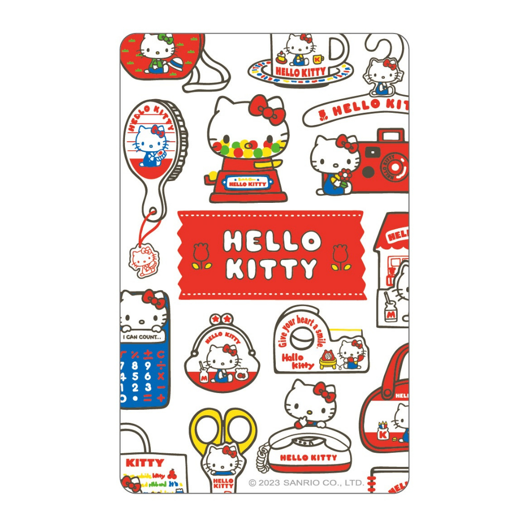 *現貨*HELLO KITTY悠遊卡-復古流行 EASYCARD 悠遊卡 成人普通卡 交通卡 儲值卡