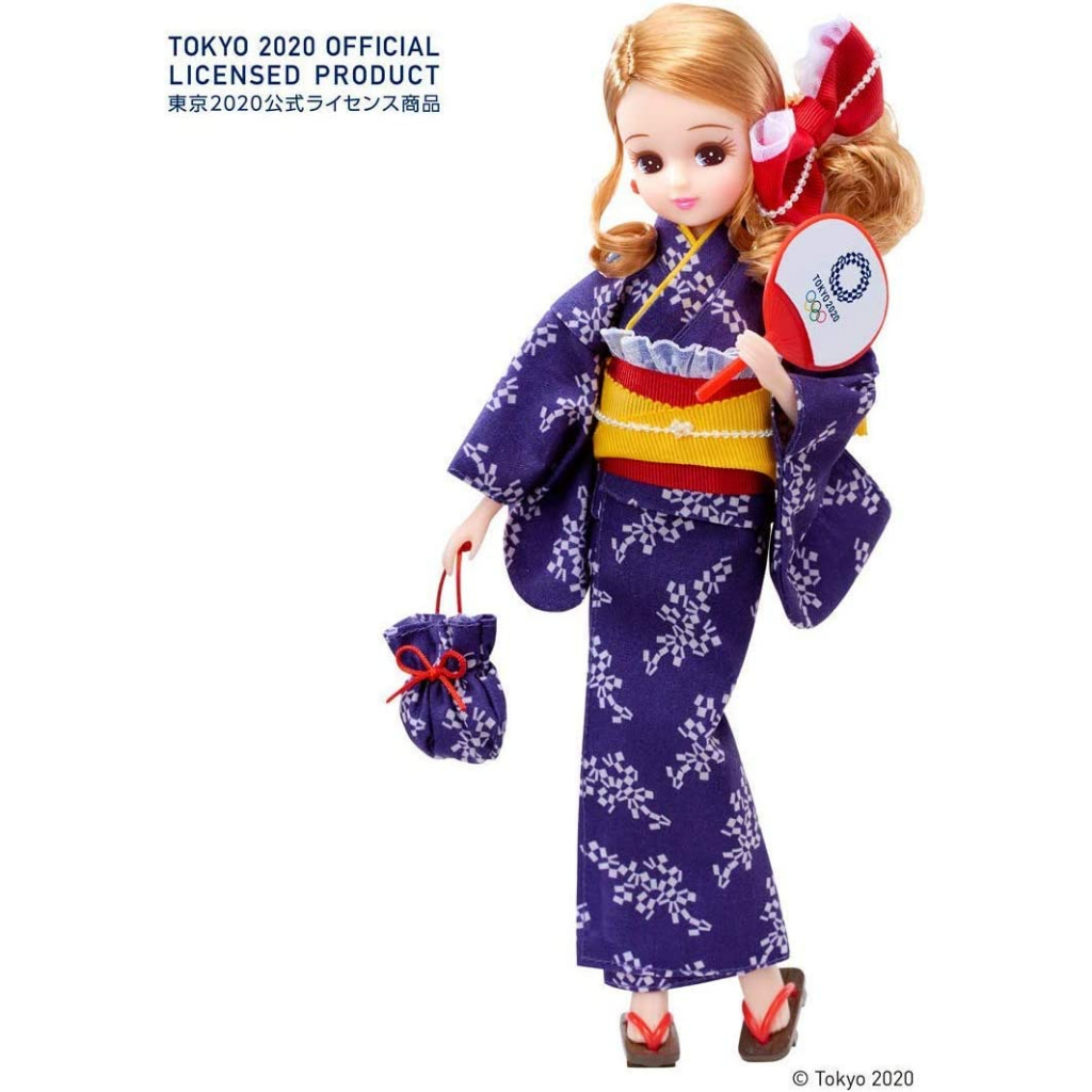 莉卡娃娃 2020東京奧運限定 藍色款 Licca Tokyo 2020 Olympic yukata