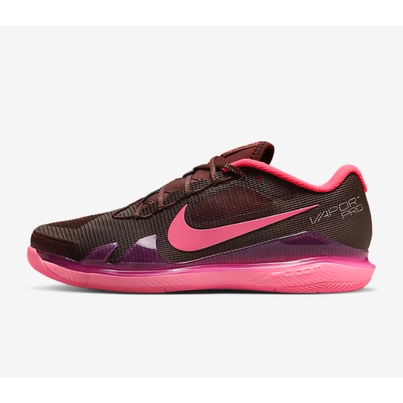 Nike Court Zoom Vapor Pro Federer延伸款 勃根地酒紅配色 女性網球鞋 網拍最低價