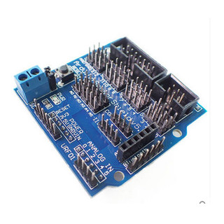 庫存不用等-【no】-for Arduino Uno R3 v5擴展板 sensor shield v5.0 電子積木現