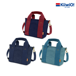 Kiiwi O! 日本同步多隔層厚磅帆布兩用托特包 MIKU (A4 OK!) (多色選)