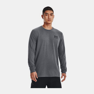 Under Armour 長袖上衣 TRAINING GRAPHICS T恤 男 1329585-012 灰色