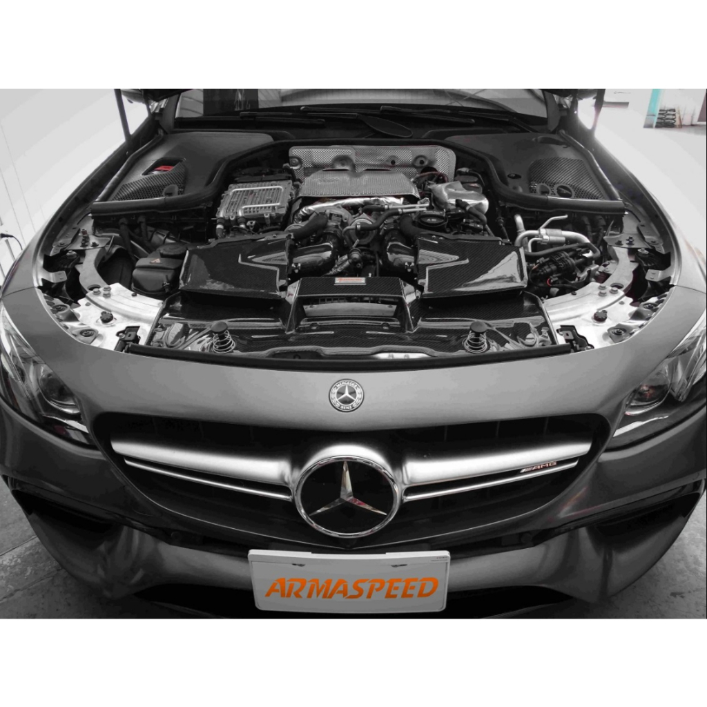 XM碳纖維精品 Benz W213 AMG E63  E63S ARMASPEED 碳纖維進氣系統 熱壓 乾碳