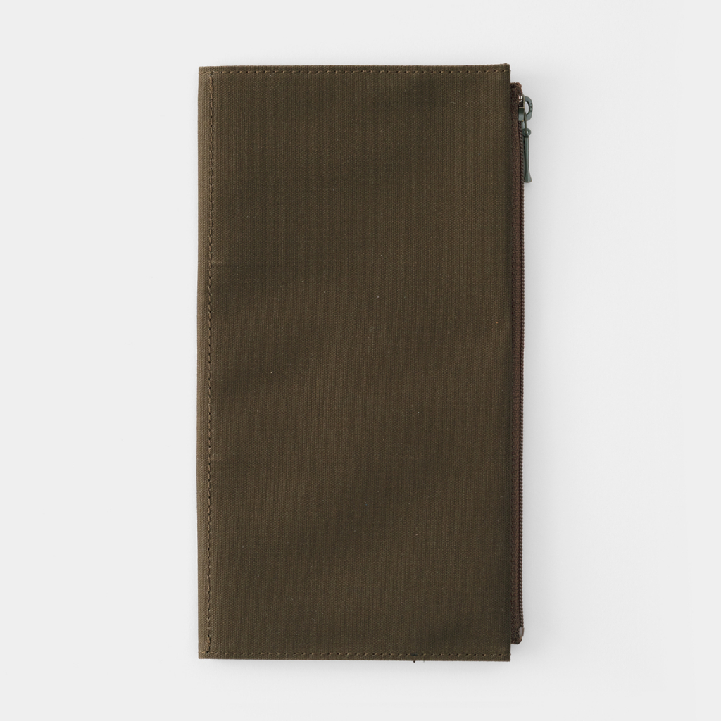 TRAVELER'S notebook 拉鍊收納袋（橄欖綠）