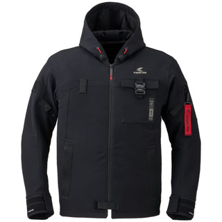 RS TAICHI 太極 RSJ335 QUICK DRY PARKA 防摔衣 RSTAICHI BLACK RED