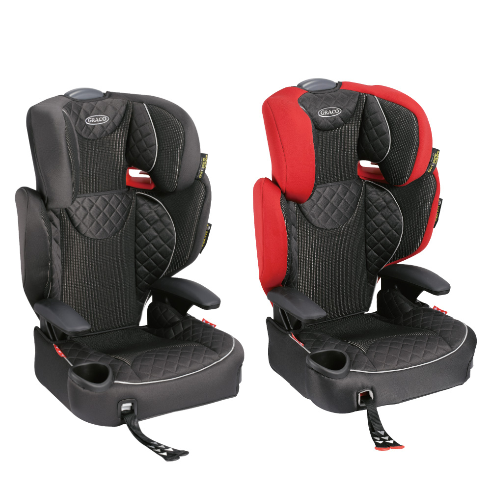 【Graco】AFFIX 3-12歲成長型輔助汽車安全座椅 安全帶版(黑桃國王/紅桃皇后)