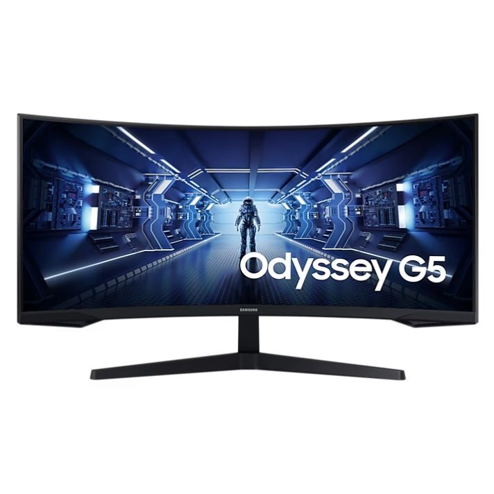 二手SAMSUNG 34吋 Odyssey G5 1000R 曲面電競顯示器 LC34G55TWWCXZW 無盒 請自取