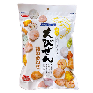 日本 岡田屋 綜合蝦餅仙貝米果 夾鏈袋裝