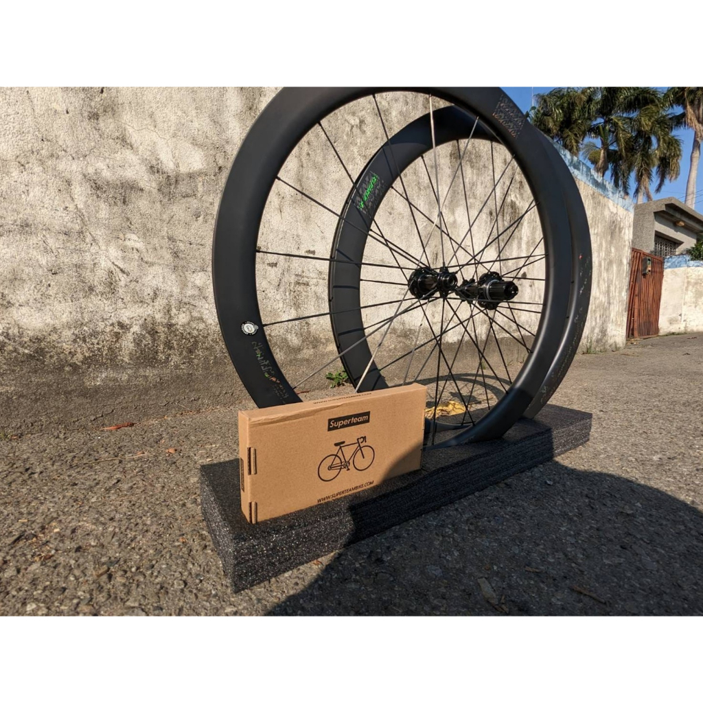 UCI認證【英友達代理】SuperTeam Ceramic 45 DB 碳纖維碟煞公路車輪組 碳纖輪組 高框輪組