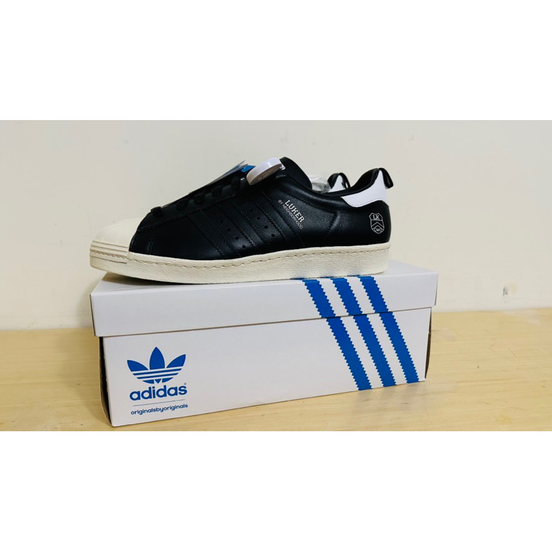 【ROOM 3703】 Adidas superstar US10.5  Neighborhood Luker 黑色全新