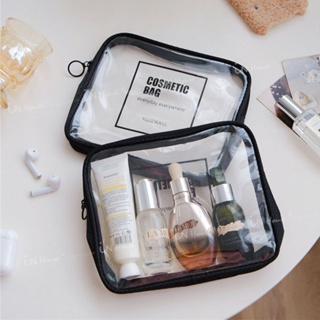 IN House*🇹🇼現貨 旅行收納袋 透明 防水 收納袋 化妝包 化妝品手機數據線 收納包 洗漱包 旅行 過夜包