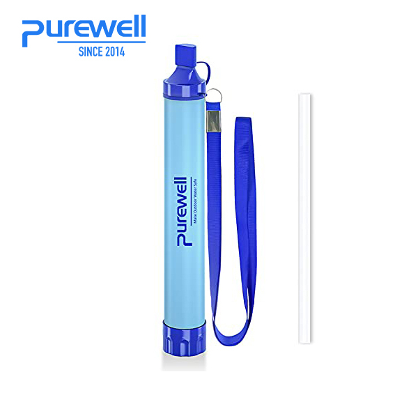 Purewell 濾水器 戶外濾水器 淨水器 野外濾水器 登山 野外 求生吸管 求生戶外用品 亞馬遜好評熱銷.