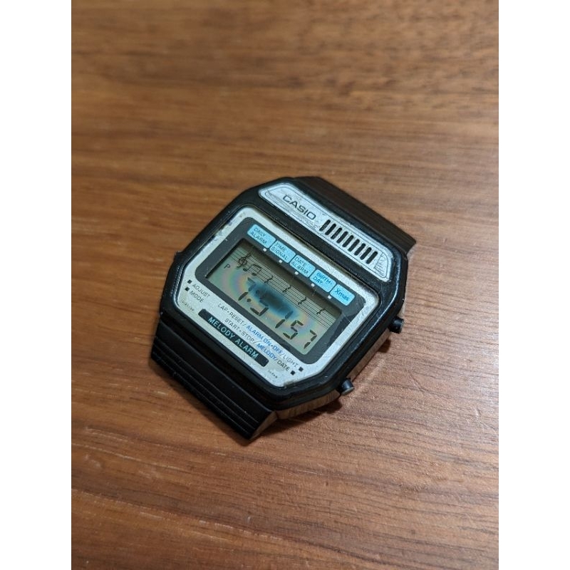卡西歐 casio 82H108 稀有古董老電子音樂錶
