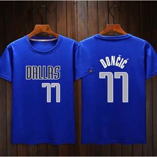 💖唐西奇Luka Doncic東契奇短袖純棉T恤上衣💖NBA球衣獨行俠隊小牛隊運動籃球衣圓領棉T衣服T-shirt男A1