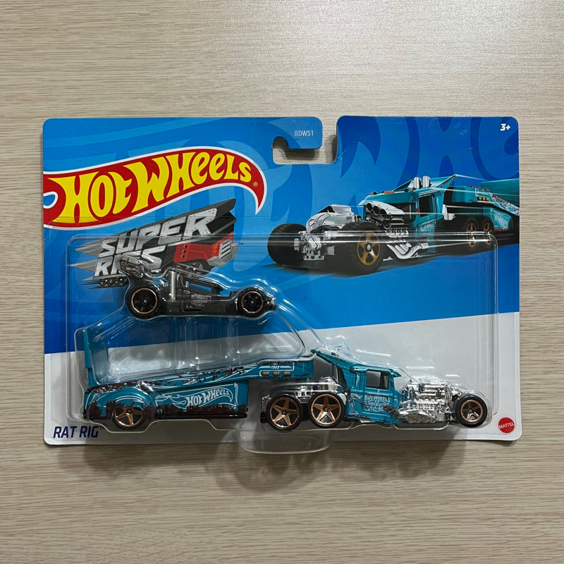 Hot wheels 風火輪 Super Rigs 拖車 Rat Rig Bone shaker