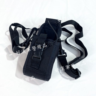 北臺灣最大-好漢軍用品-兩用無線電套 警用無線電套 警察 保全 肩背 腰帶